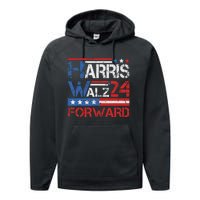 Harriswaltz 2024 Kamalaharris Timwaltz 2024 Performance Fleece Hoodie