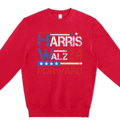 Harriswaltz 2024 Kamalaharris Timwaltz 2024 Premium Crewneck Sweatshirt