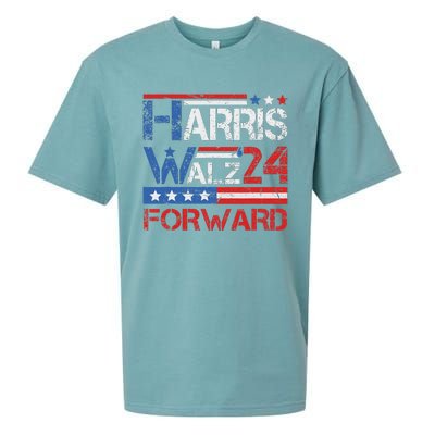 Harriswaltz 2024 Kamalaharris Timwaltz 2024 Sueded Cloud Jersey T-Shirt