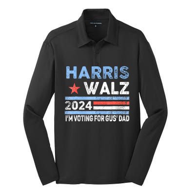 Harriswaltz 2024 Kamalaharris Timwaltz 2024 Silk Touch Performance Long Sleeve Polo