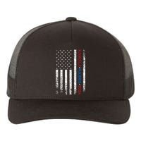 Harris 2024 Kamala Harris 2024 Elections American Flag Yupoong Adult 5-Panel Trucker Hat