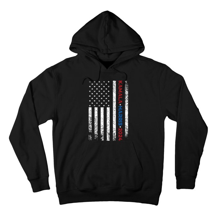 Harris 2024 Kamala Harris 2024 Elections American Flag Hoodie