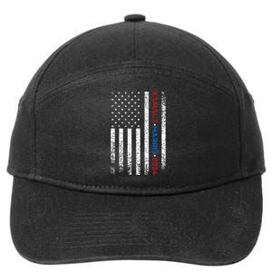 Harris 2024 Kamala Harris 2024 Elections American Flag 7-Panel Snapback Hat