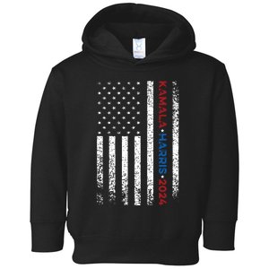 Harris 2024 Kamala Harris 2024 Elections American Flag Toddler Hoodie