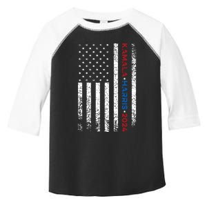 Harris 2024 Kamala Harris 2024 Elections American Flag Toddler Fine Jersey T-Shirt