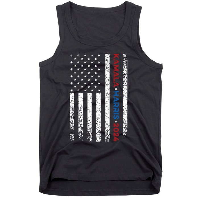 Harris 2024 Kamala Harris 2024 Elections American Flag Tank Top