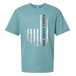 Harris 2024 Kamala Harris 2024 Elections American Flag Sueded Cloud Jersey T-Shirt