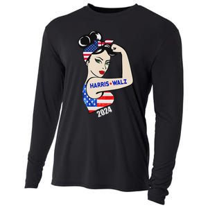 Harriswaltz 2024 Kamalaharris Timwaltz 2024 Cooling Performance Long Sleeve Crew