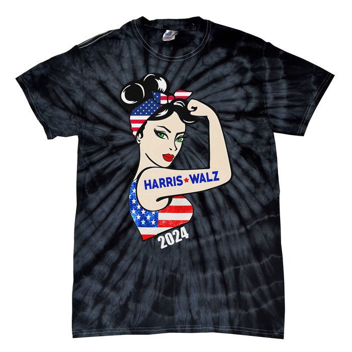 Harriswaltz 2024 Kamalaharris Timwaltz 2024 Tie-Dye T-Shirt