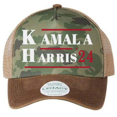 Harris 2024 Kamala Harris 2024 Elections American Flag Gift Legacy Tie Dye Trucker Hat