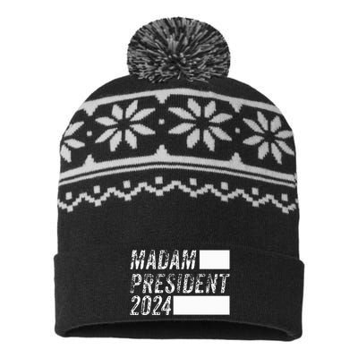 Harris 2024 Kamala For President Sneakers Meme USA-Made Snowflake Beanie