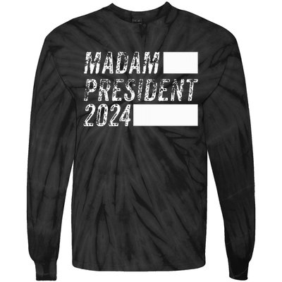 Harris 2024 Kamala For President Sneakers Meme Tie-Dye Long Sleeve Shirt