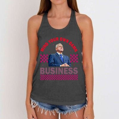 Harriswaltz 2024 Kamalaharris Timwaltz 2024 Women's Knotted Racerback Tank