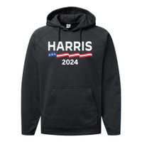 Harriswaltz 2024 Kamala Harris Tim Waltz 2024 Performance Fleece Hoodie