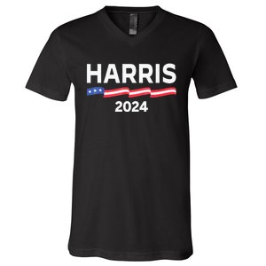 Harriswaltz 2024 Kamala Harris Tim Waltz 2024 V-Neck T-Shirt