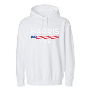 Harriswaltz 2024 Kamala Harris Tim Waltz 2024 Garment-Dyed Fleece Hoodie