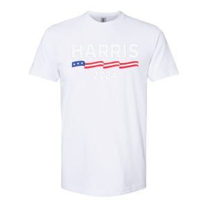 Harriswaltz 2024 Kamala Harris Tim Waltz 2024 Softstyle CVC T-Shirt