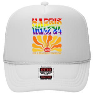 Harriswaltz 2024 Kamalaharris Timwaltz 2024 High Crown Mesh Back Trucker Hat