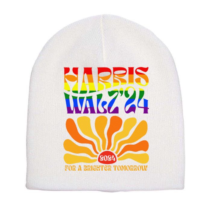 Harriswaltz 2024 Kamalaharris Timwaltz 2024 Short Acrylic Beanie