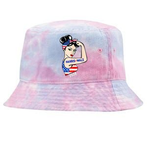 Harriswaltz 2024 Kamalaharris Timwaltz 2024 Tie-Dyed Bucket Hat