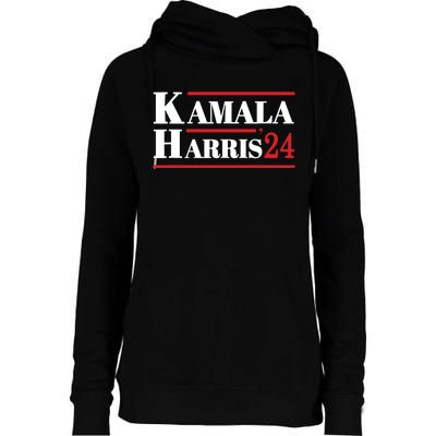 Harris 2024 Kamala Harris 2024 Elections American Flag Womens Funnel Neck Pullover Hood