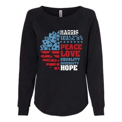 Harriswaltz 2024 Kamalaharris Timwaltz 2024 Womens California Wash Sweatshirt