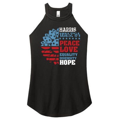 Harriswaltz 2024 Kamalaharris Timwaltz 2024 Women's Perfect Tri Rocker Tank