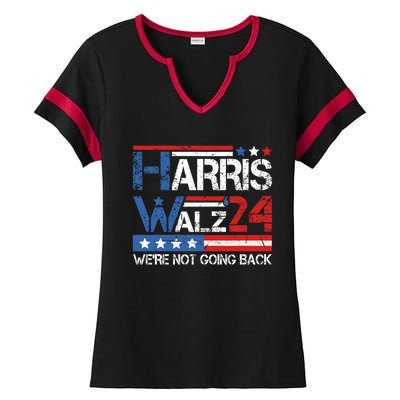 Harriswaltz 2024 Kamalaharris Timwaltz 2024 Ladies Halftime Notch Neck Tee