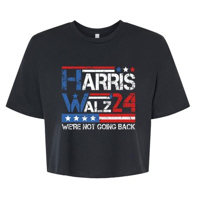 Harriswaltz 2024 Kamalaharris Timwaltz 2024 Bella+Canvas Jersey Crop Tee