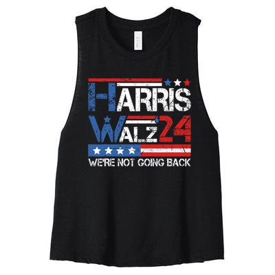 Harriswaltz 2024 Kamalaharris Timwaltz 2024 Women's Racerback Cropped Tank