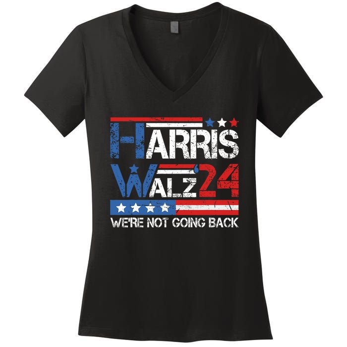 Harriswaltz 2024 Kamalaharris Timwaltz 2024 Women's V-Neck T-Shirt