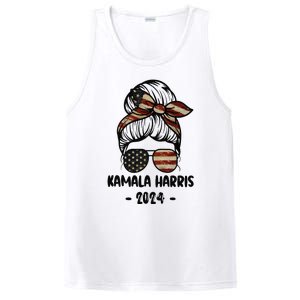 Harris 2024 Kamala Harris 2024 Messy Bun Elections PosiCharge Competitor Tank