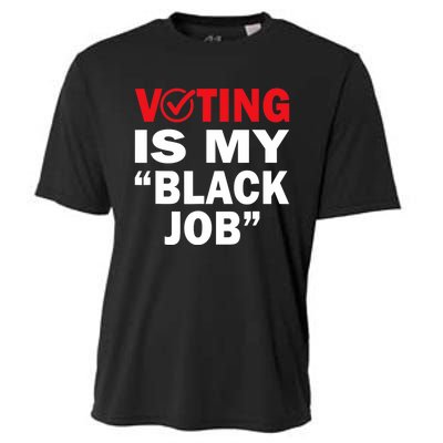 Harriswaltz 2024 Kamalaharris 2024 Timwaltz 2024 Voting Is My Black Job Cooling Performance Crew T-Shirt