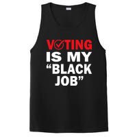 Harriswaltz 2024 Kamalaharris 2024 Timwaltz 2024 Voting Is My Black Job PosiCharge Competitor Tank