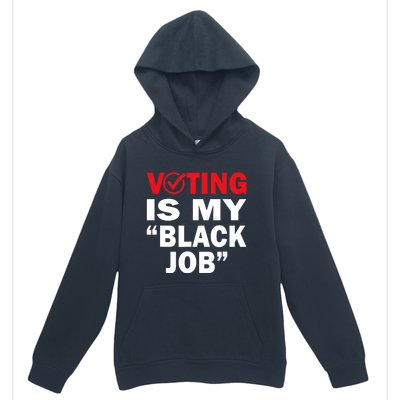 Harriswaltz 2024 Kamalaharris 2024 Timwaltz 2024 Voting Is My Black Job Urban Pullover Hoodie