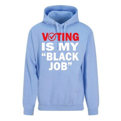 Harriswaltz 2024 Kamalaharris 2024 Timwaltz 2024 Voting Is My Black Job Unisex Surf Hoodie