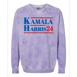 Harris 2024 Kamala Harris 2024 Elections American Flag Colorblast Crewneck Sweatshirt