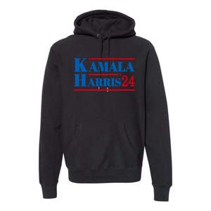 Harris 2024 Kamala Harris 2024 Elections American Flag Premium Hoodie