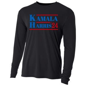 Harris 2024 Kamala Harris 2024 Elections American Flag Cooling Performance Long Sleeve Crew