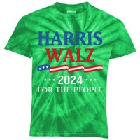 Harriswaltz 2024 Kamalaharris Timwaltz 2024 Kids Tie-Dye T-Shirt