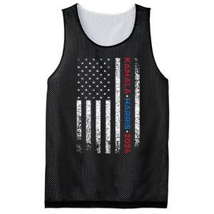 Harris 2024 Kamala Harris 2024 Elections American Flag Mesh Reversible Basketball Jersey Tank