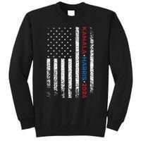 Harris 2024 Kamala Harris 2024 Elections American Flag Tall Sweatshirt