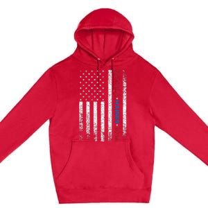 Harris 2024 Kamala Harris 2024 Elections American Flag Premium Pullover Hoodie