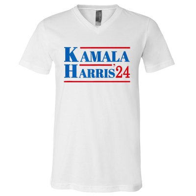 Harris 2024 Kamala Harris 2024 Elections American Flag V-Neck T-Shirt