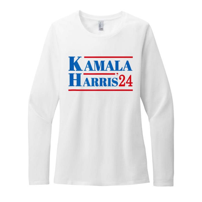 Harris 2024 Kamala Harris 2024 Elections American Flag Womens CVC Long Sleeve Shirt