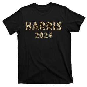 Harris 2024 Leopard Kamala Harris For President Election T-Shirt