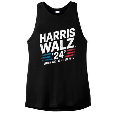 Harriswalz 24 Leading The Charge For Progress Ladies PosiCharge Tri-Blend Wicking Tank