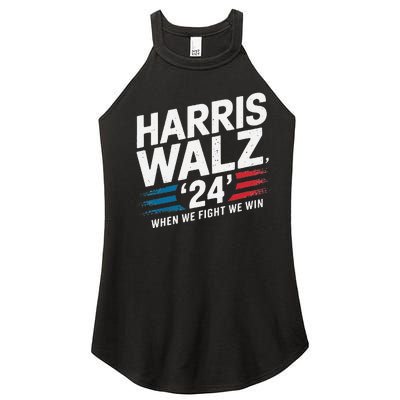 Harriswalz 24 Leading The Charge For Progress Women’s Perfect Tri Rocker Tank