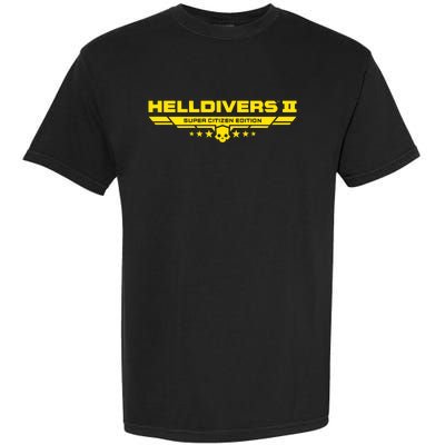 Heldivers 2 Logo Gamer Gift Garment-Dyed Heavyweight T-Shirt