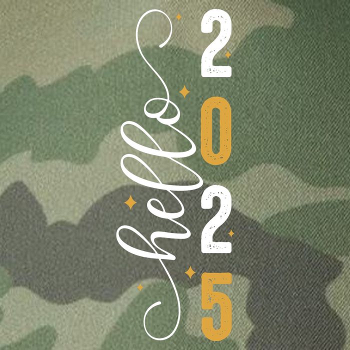 Hello 2025 New Year Front Back Design Legacy Tie Dye Trucker Hat